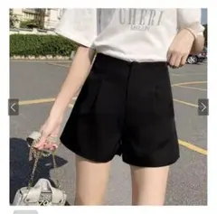 GRL グレイル タックハイウエストショートパンツ at1744 S