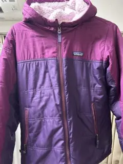 Patagonia パタゴニア 紫 リバーシブル ジャケット ボア フリース