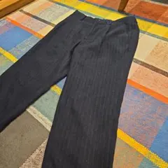 ユナイテッドアローズ　ストライプウールパンツ