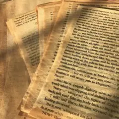 蝋引き紙 紅茶染め 洋書 32枚セット ジャンクジャーナル/コラージュ