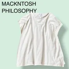 マッキントッシュフィロソフィー Tシャツ フレンチスリーブ ホワイト 38のサムネイル