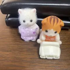 シルバニアファミリー 人形セット 車付き