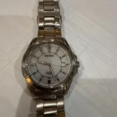SEIKO ソーラー 腕時計 チタン ホワイト