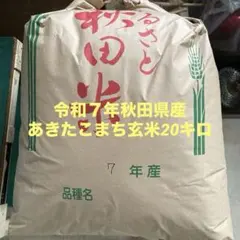 令和7年産 あきたこまち玄米 20キロ - メルカリ