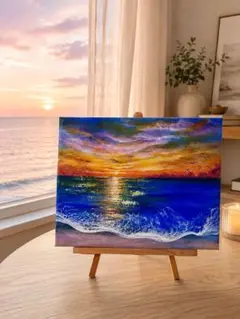 天*林様 レジンアート 海 星空 祈り猫アートパネル　沖縄 天*林様 レジンアート 海 星空 祈り猫アートパネル 沖縄 - メルカリ