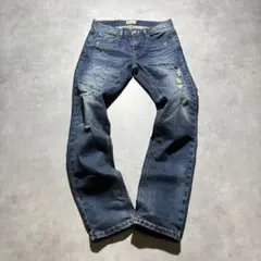 00s【Archive】grunge denim pants/Y2K 鬼ヒゲ◎/ - メルカリ