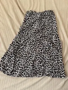ヒョウ柄 フレアスカート EUR 38 H&M