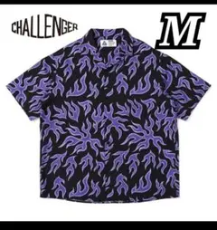 CHALLENGER ファイヤーパターン 半袖シャツ Mサイズのサムネイル