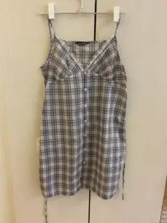 EASTBOYチェック柄 キャミワンピース
