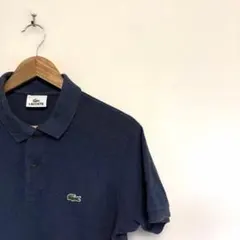 LACOSTE ポロシャツ　くすみネイビー　4 紺　メンズのサムネイル