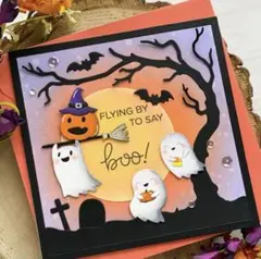カッティングダイ【ハロウィン墓地】ダイカット／アルバムクラフト