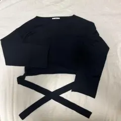 emmi yoga エミヨガ 未使用 トップス ヨガウェア ネイビー - メルカリ