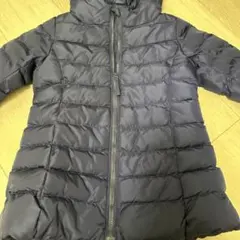 最終価格　UNIQLO ダウンコート　 中綿フード付き　ネイビー