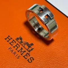 美品 エルメス リング ヘラクレス Hロゴ 10号 925ケース 証明書のサムネイル