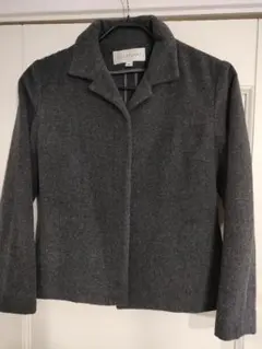 美品✦JILLSTUARTジルスチュアート　ウールショート丈ジャケット　Sグレー