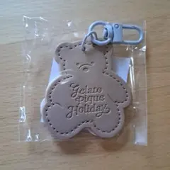 ジェラピケホリデーポップアップ カプセルトイ ミラー付きチャーム くま