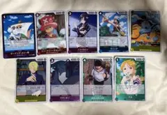 ワンピースカード　麦わらの一味　R 9枚セット