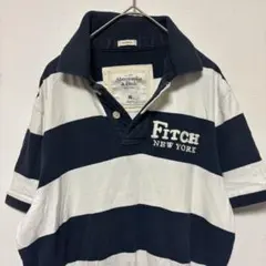 アバクロンビー&フィッチ｜アバクロ｜半袖 Tシャツ｜ポロシャツ｜ボーダー《M》