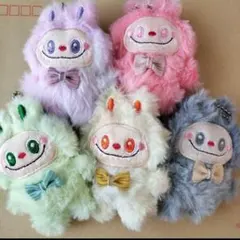 Labubu(ラブブ) ぬいぐるみ キーホルダー　　ラブブ 5個セット