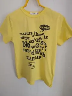 SLAP SLIP イエロー ロゴプリント Tシャツ 120cmのサムネイル