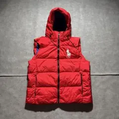 POLO Ralph Lauren ビッグポニー ダウンベスト 赤 L
