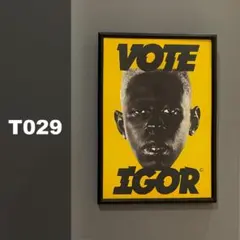 【額付き】A4ポスター Tyler, The Creator hip hop