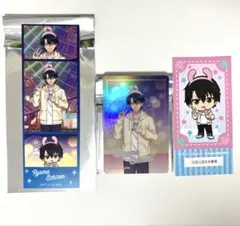 テニプリ　越前　リョーマ　オーロラクリアカード　フォトグレイ風ステッカー　コスモ