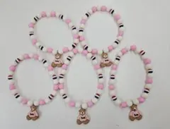 業務用　犬　トリミング　ネックレス　くま　ベア　5本