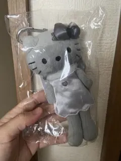 ハローキティ スタイルアップマスコット エンジェル（グレー）