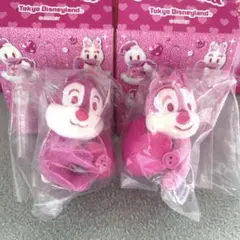 ミニーのファンダーランド ミニぬいぐるみチャーム チップ デール