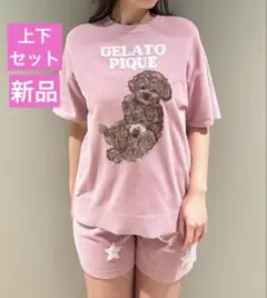ジェラートピケ Minnie/ジャガードプルオーバー&ショートパンツセット