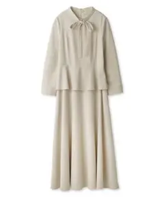 セルフォード　ペプラムワンピース