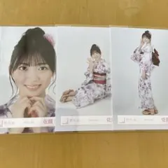 櫻坂46 2025年　浴衣　セミコンプ　佐藤愛桜