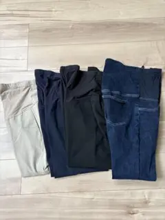 ユニクロ　マタニティパンツセット（4色）