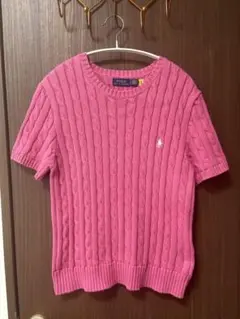 Polo Ralph Lauren 半袖ニット ピンク