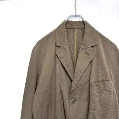 anatomica オブロー　シアサッカー　カーキ　50 フランス製のサムネイル