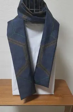 ストール　日本の着物　大島紬　ハンドメイド