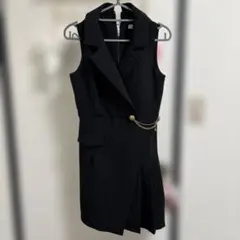 キャバドレス ナイトドレス ブラック 黒 シンプルドレス Andy 美品