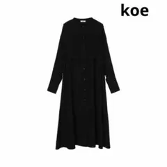 koe レイヤー風シャツワンピース