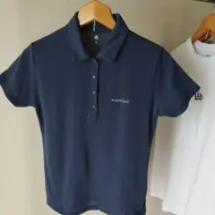 モンベル　レディース　WIC.カラーシャツ　ネイビー　Mサイズ