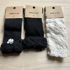 COMME CA ISM キッズ靴下 2足➕おまけ白ソックス　フォーマル向き