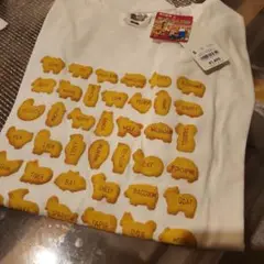 動物型クッキー プリント Tシャツ