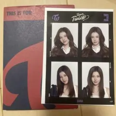 TWICE ポップアップ ランダム証明写真ステッカー サナ