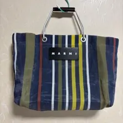 MARNI MARKET ストライプ トートバッグのサムネイル