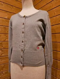 ※難あり※　Vivienne Westwood カーディガン グレー 長袖のサムネイル
