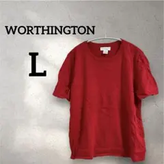 WORTHINGTON 【L】半袖トップス レッド