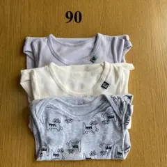 UNIQLO 西松屋　半袖　ロンパース　下着　肌着　90