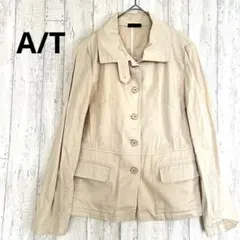 エーティー A/T ライトコート【F】アウター ジャケット ベージュ系 ポケット