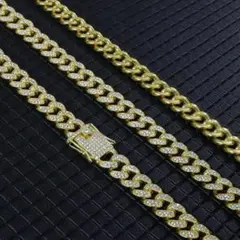 マイアミキューバ チェーンネックレス 喜平 ゴールド 50cm