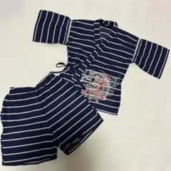 RUSH HOUR 甚平 綿100％ 龍 ネイビー 110cm